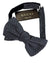 Gray Black Bow tie