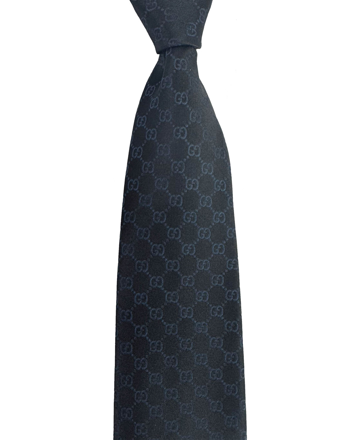 Gucci Tie GG Black Gray