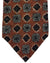 Isaia Wool Sevenfold Tie Brown Gray
