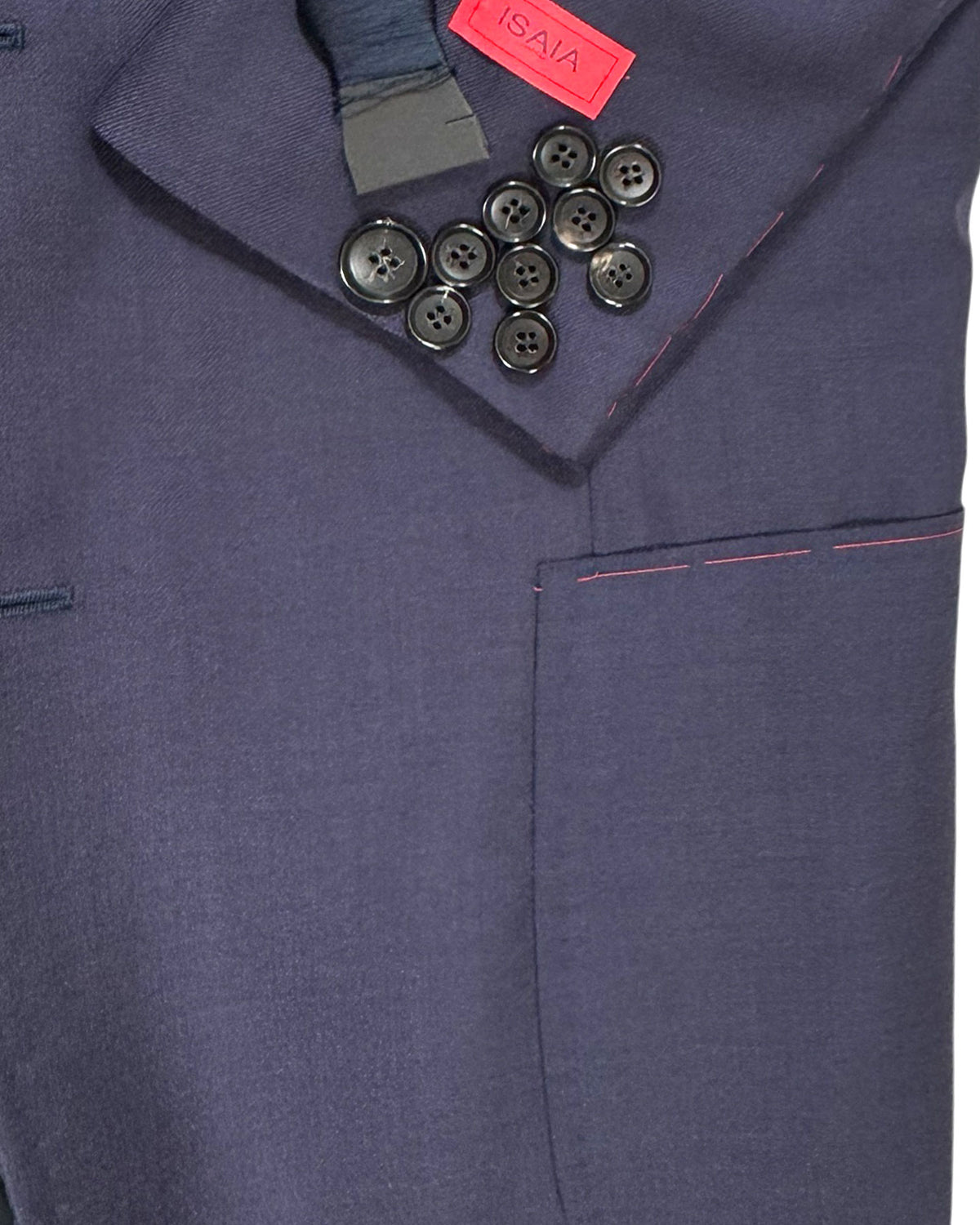 Isaia Sport Coat Dark Blue - Cashmere