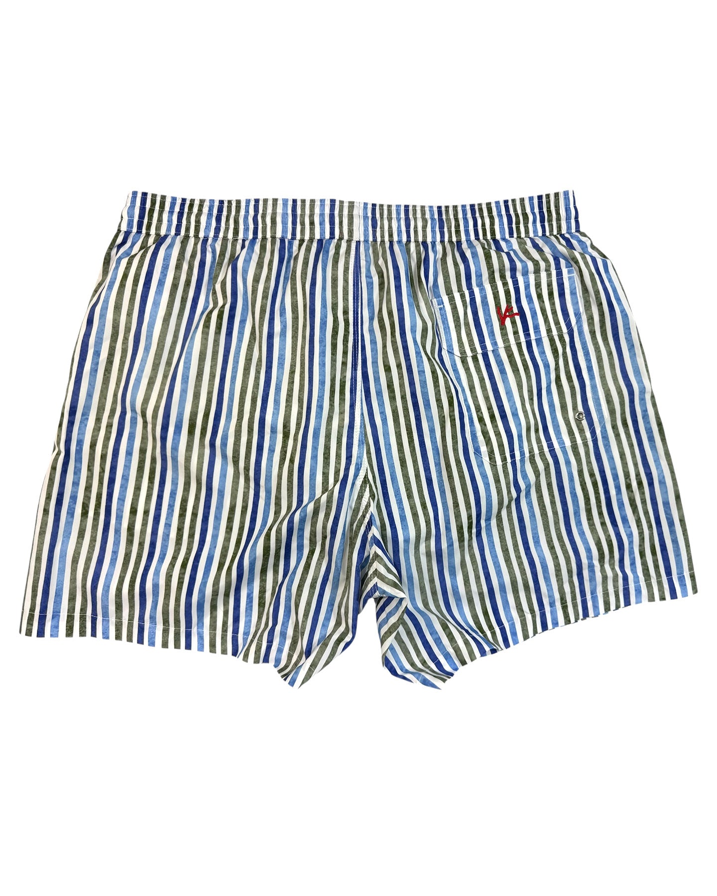 Isaia Swim Shorts Stripes Design - Luxury Men Swimwear