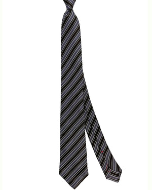 Isaia Sevenfold Linen Silk Necktie