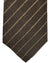 Isaia Tie Brown Stripes Design - Sartorial Sevenfold Tie