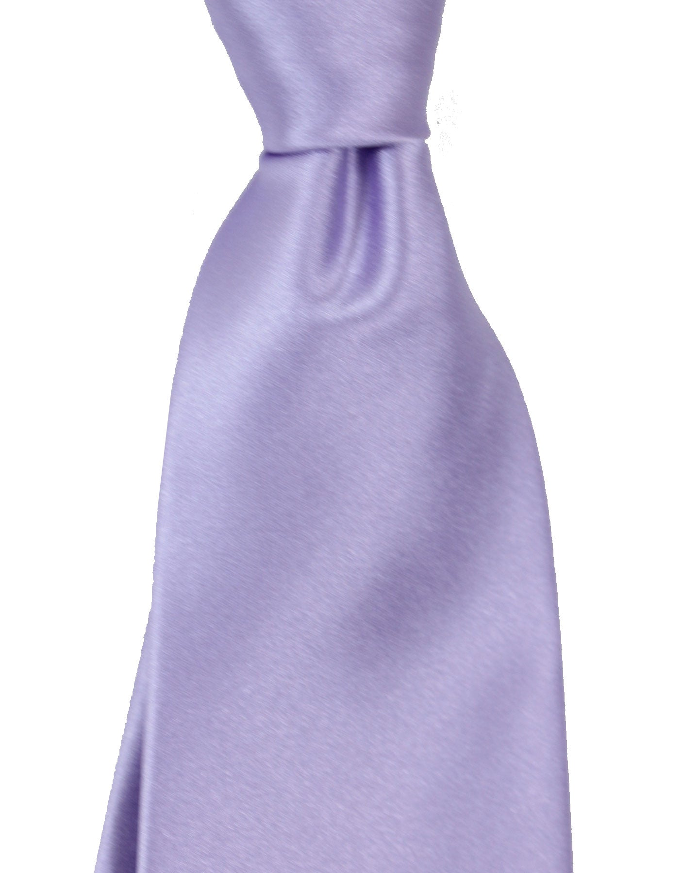 Isaia Tie Lilac Solid Design - Sartorial Sevenfold Tie