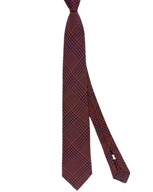 Isaia Sevenfold Wool Silk Necktie