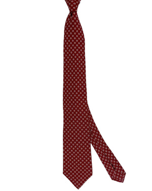 Isaia Sevenfold Wool Silk Necktie