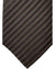 Isaia Sevenfold Tie Brown Stripes - Silk Necktie