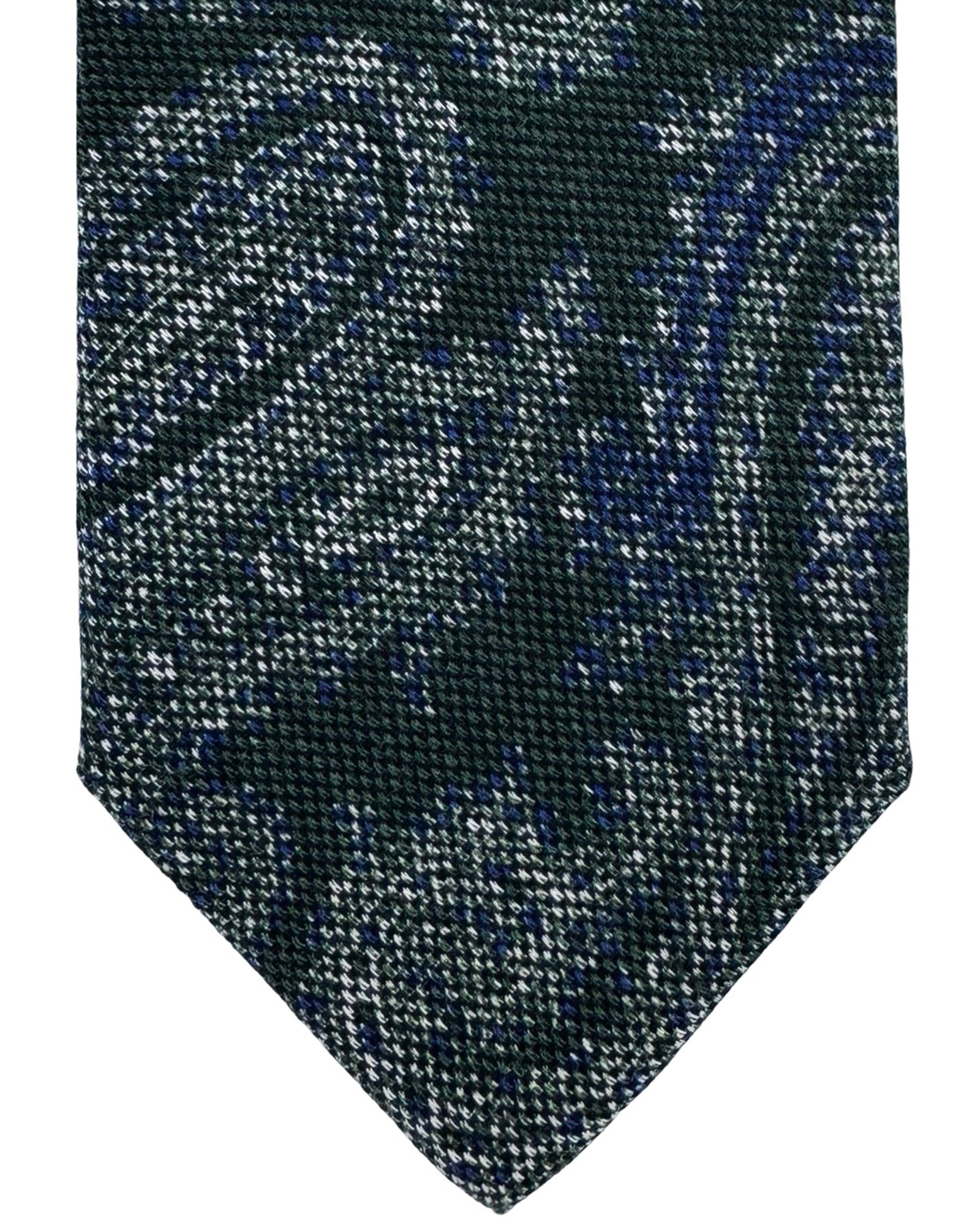 Isaia Sevenfold Tie Wool