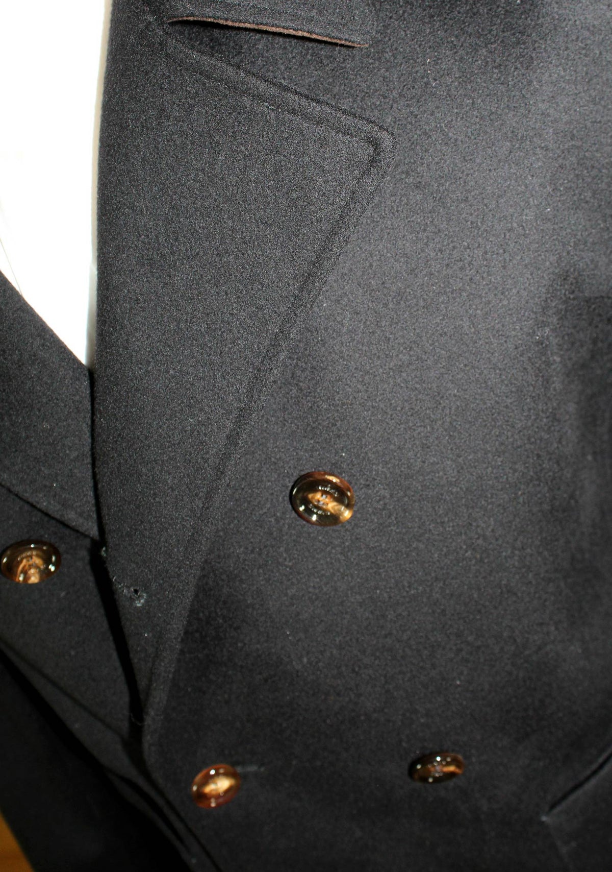 Peacoat Black Men Coat