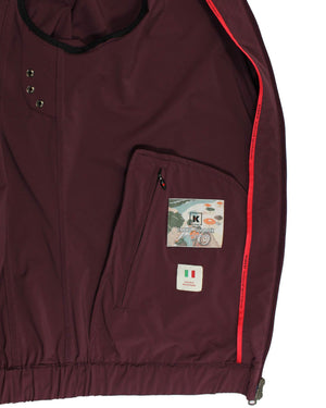 Kired Jacket Maroon Rain Coat 