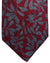 Kiton Sevenfold Tie Maroon Gray Floral - Sartorial