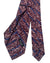 Kiton Tie Bordeaux & Royal Blue Stripes - Sevenfold Necktie