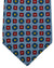Kiton Tie Blue Dark Red Geometric- Sevenfold Necktie