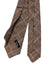 Kiton Tie Brown Windowpane - Sevenfold Necktie
