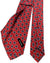 Kiton Sevenfold Tie Red and Lavender Periwinkle