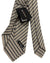 Kiton Sevenfold Tie Navy And Sand Textured Stripe