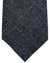 Kiton Sevenfold Tie Black With Gray Textured Weave Pattern