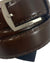 Kiton Belt Brown Smooth Leather Men Belt 