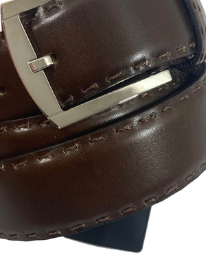 Genuine Smooth Leather Men Belt