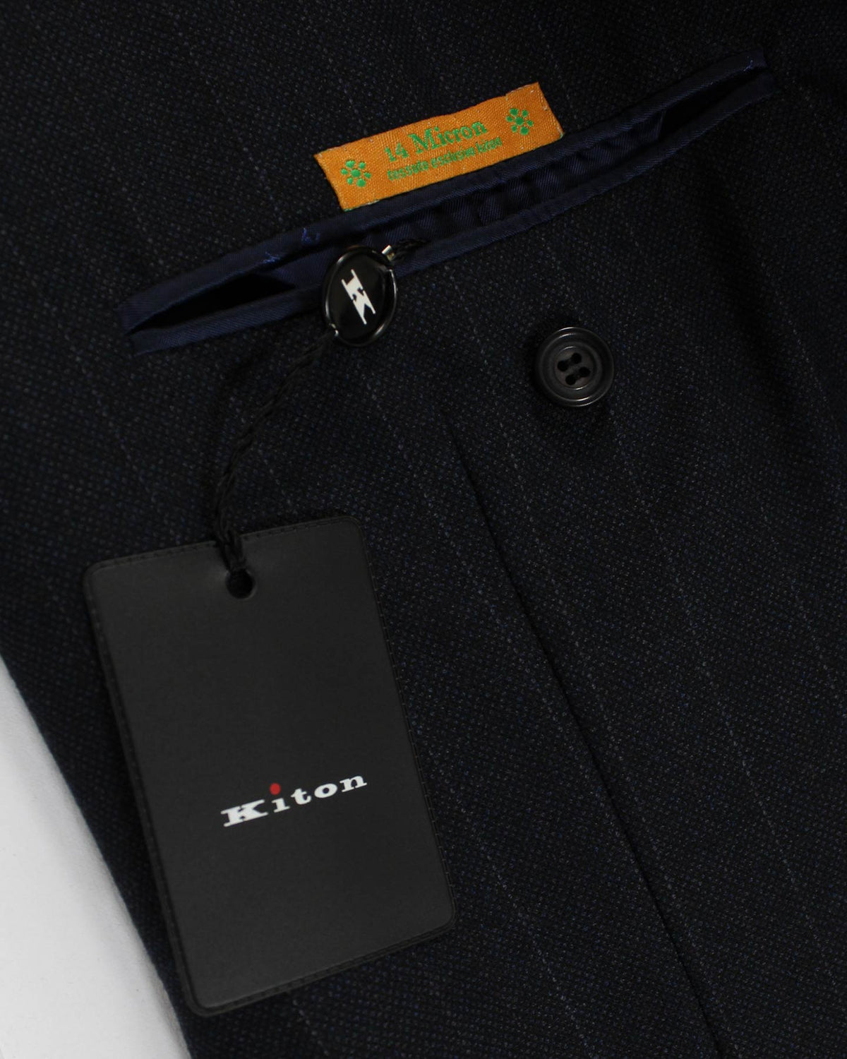 Kiton Suit Gray Stripes 