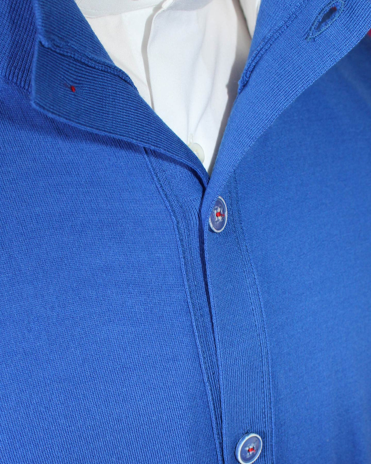 Kiton Wool Vest Royal Blue - Sleeveless Cardigan EU 50 / M SALE