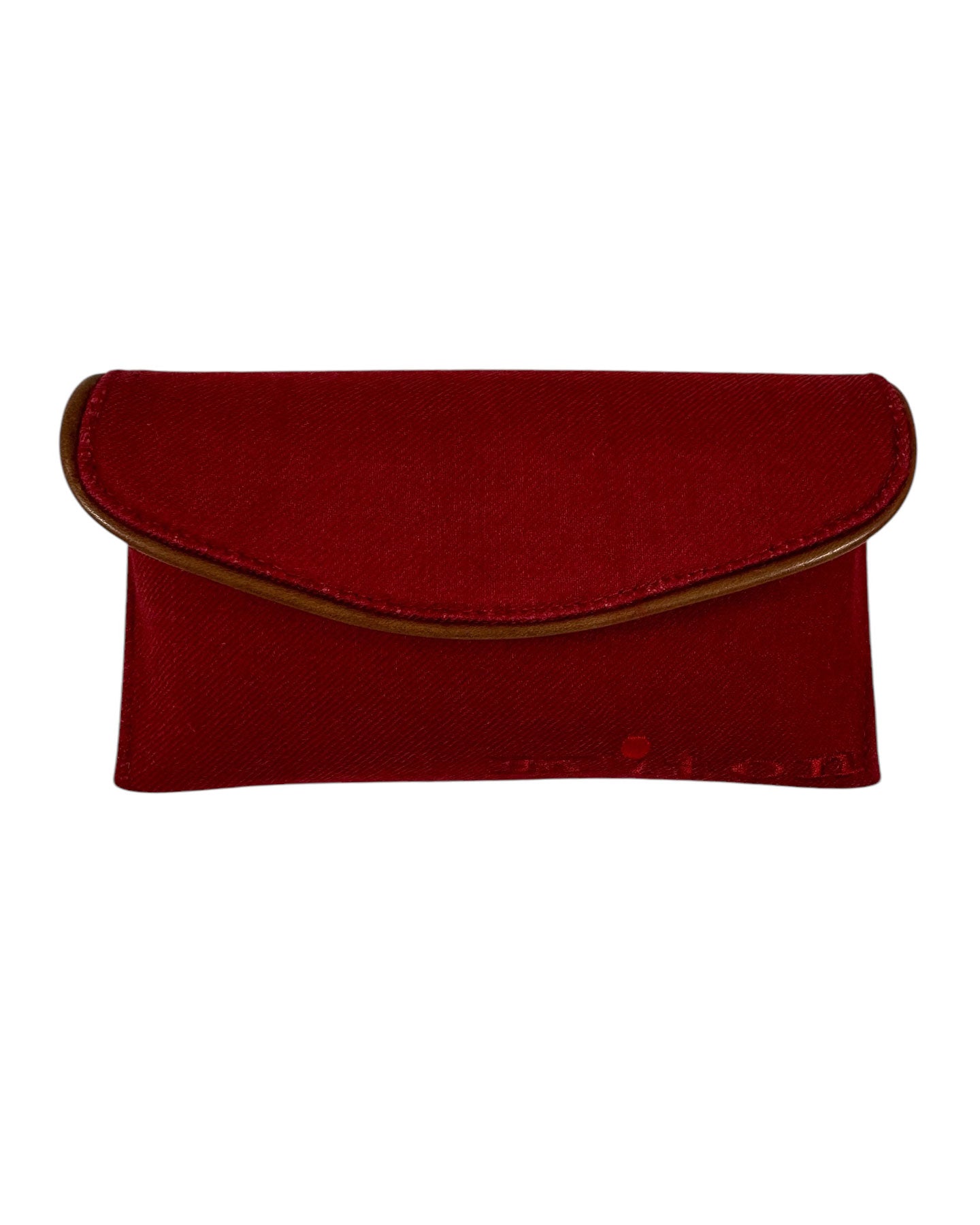 Kiton Eyeglasses Holder - Red Cashmere Eye Glasses Case