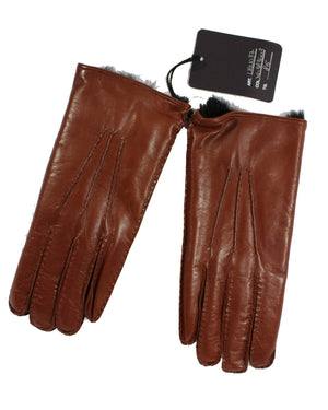 Kiton Leather Gloves Brown S/M - 8 1/2