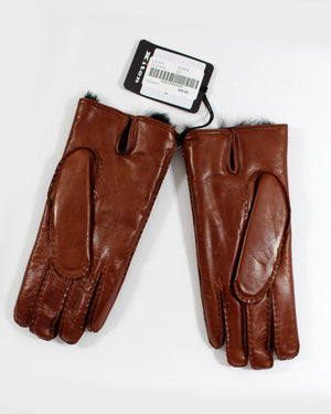 Kiton Leather Gloves Brown M - 9