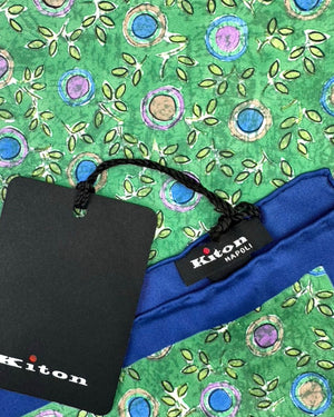 Green/ Royal Blue Hankie