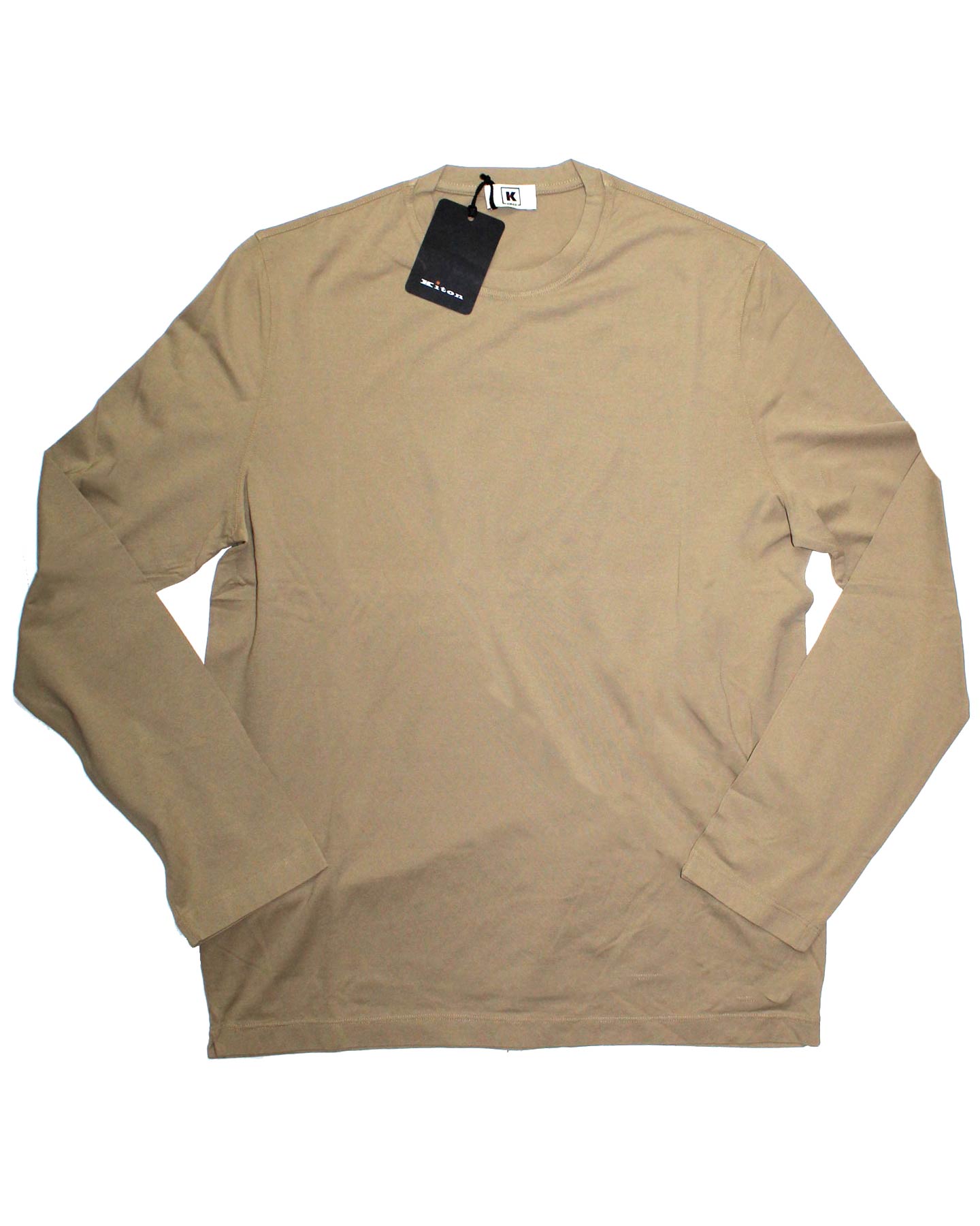 Kired Kiton Longsleeve T-Shirt Camel Cotton