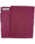 Kiton Linen Pocket Square Burgundy Solid