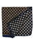 Pocket Square Brown Houndstooth Geometric - Double Sided