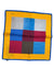 Kiton Silk Pocket Square Color Block