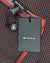 New Kiton Silk Pocket Square Brown Black