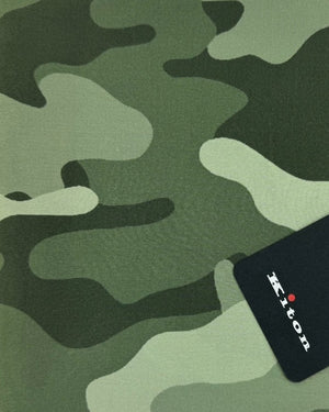 Pocket Square Green Camo Design