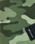 Kiton Silk Pocket Square Green Camo Design