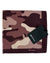 Kiton Silk Pocket Square Dust Pink Brown Camo Design