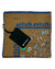 Kiton Silk Pocket Square Brown Number & Charms Novelty