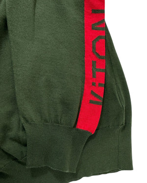 Kiton Sweater Green Logo 