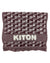 Kiton Cashmere Scarf Maroon Basketweave - Men Luxury Shawl