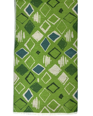 Kiton Silk Scarf Green Design New
