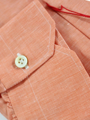 New Linen Shirt Peach Pink