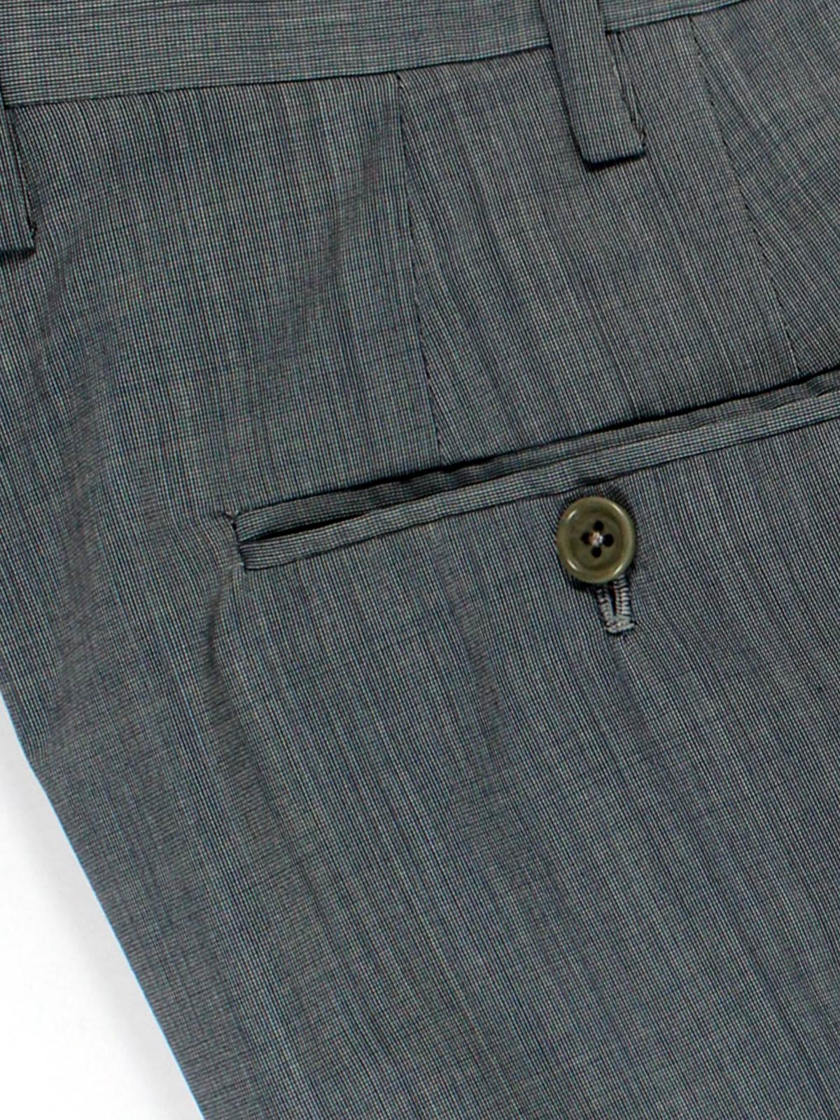 Kiton Suit Gray Blue 14 Micron Wool Sartorial EUR 48/ US 38 R SALE
