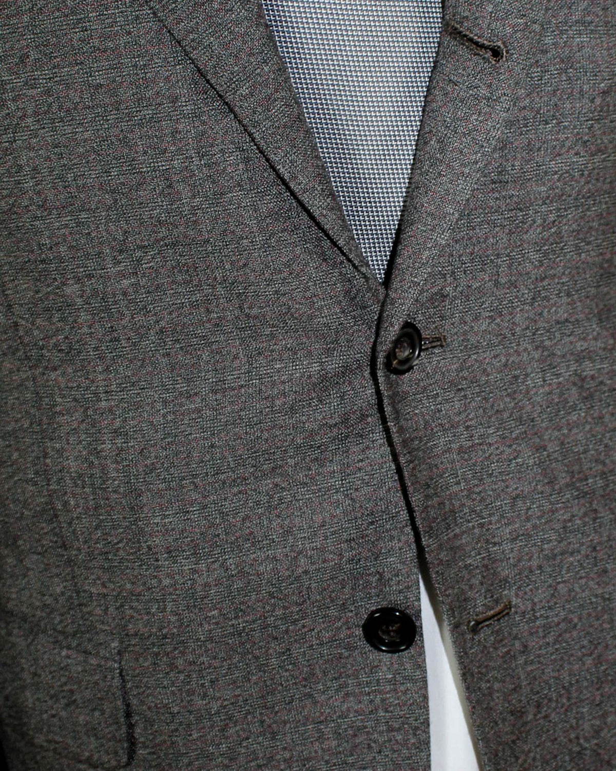 Kiton Cashmere Suit Bespoke Gray Check Plaid EU 46 - US 36 R SALE