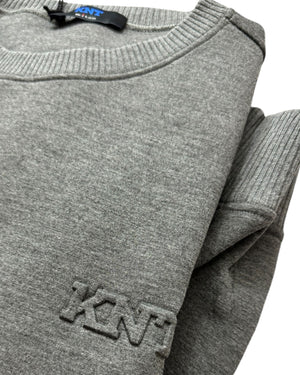  Gray Melange Activewear Sweatshirt