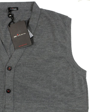 New Kiton Sleeveless Sweater Gray