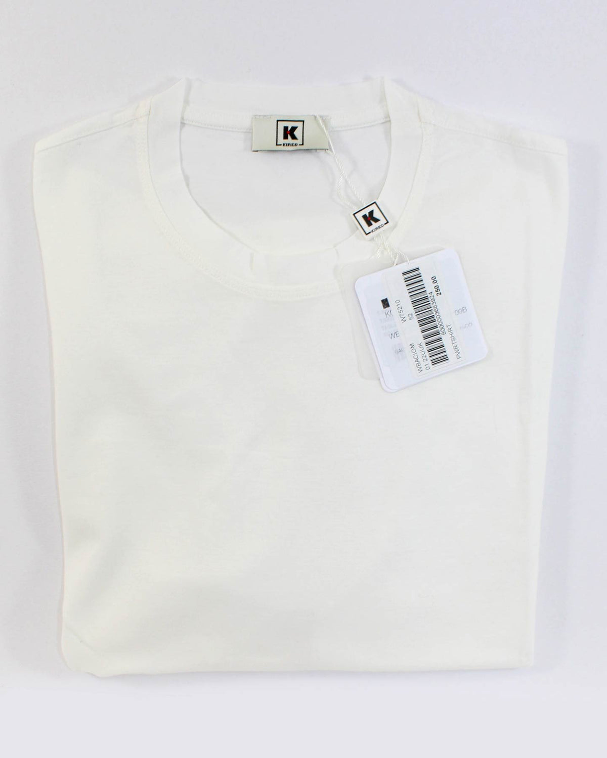 Kired Kiton T-Shirt White Crêpe Cotton