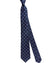 Kiton Tie Yellow Brown Navy Geometric - Sevenfold Necktie