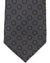 Kiton Silk Tie Dark Brown Floral Design - Sevenfold Necktie