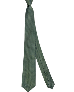 Kiton Tie Midnight Blue Green - Sartorial Sevenfold Necktie